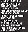 MK2 : Les coups spéciaux et fatalités de Baraka (Mortal Kombat 2 : fatality)