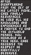 MK2 : Les coups spéciaux et fatalités de Cage (Mortal Kombat 2 : fatality)