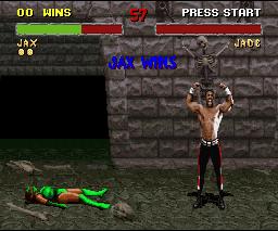 MK2 : Удары Jade и секретная информация (Mortal Kombat 2 : скрытые персонажи)