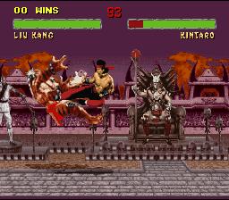 MK2 : Coups de Kintaro et informations secrètes (Mortal Kombat 2 : personnages cachés)