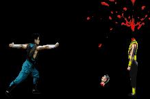 MK2 : الحركات الخاصة وإنهاءات Kung Lao (Mortal Kombat 2 : fatality)