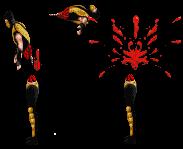 MK2 : Les coups spéciaux et fatalités de Reptile (Mortal Kombat 2 : fatality)