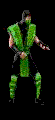 MK2 : Les coups spéciaux et fatalités de Reptile (Mortal Kombat 2 : fatality)