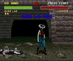MK2 : Удары Smoke и секретная информация (Mortal Kombat 2 : скрытые персонажи)
