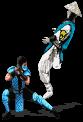 MK2 : Les coups spéciaux et fatalités de Sub Zero (Mortal Kombat 2 : fatality)