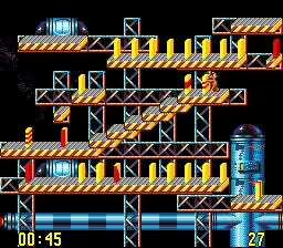 Soluce de Push-Over sur Super Nes : Solution de l'énigme du niveau 27