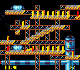 Soluce de Push-Over sur Super Nes : Solution de l'énigme du niveau 27