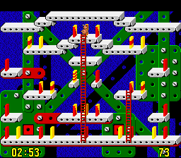 Soluce de Push-Over sur Super Nes : Solution de l'énigme du niveau 73