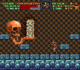 Super Castlevania 4 sur Super Nintendo - Niveau 4 : La tour de la mort Super Castlevania 4 sur Super Nintendo - Niveau 4 : La tour de la mort