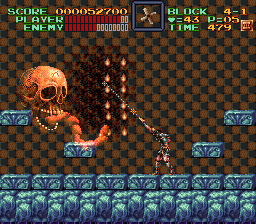 Super Castlevania 4 sur Super Nintendo - Niveau 4 : La tour de la mort Super Castlevania 4 sur Super Nintendo - Niveau 4 : La tour de la mort