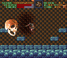 Super Castlevania 4 sur Super Nintendo - Niveau 4 : La tour de la mort Super Castlevania 4 sur Super Nintendo - Niveau 4 : La tour de la mort