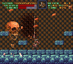 Super Castlevania 4 sur Super Nintendo - Niveau 4 : La tour de la mort Super Castlevania 4 sur Super Nintendo - Niveau 4 : La tour de la mort