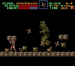 Super Castlevania 4 sur Super Nintendo - Niveau 4 : La tour de la mort Super Castlevania 4 sur Super Nintendo - Niveau 4 : La tour de la mort