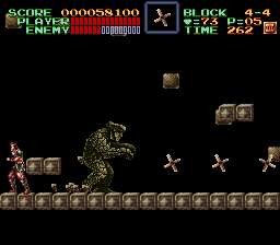 Super Castlevania 4 sur Super Nintendo - Niveau 4 : La tour de la mort Super Castlevania 4 sur Super Nintendo - Niveau 4 : La tour de la mort