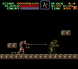 Super Castlevania 4 sur Super Nintendo - Niveau 4 : La tour de la mort Super Castlevania 4 sur Super Nintendo - Niveau 4 : La tour de la mort