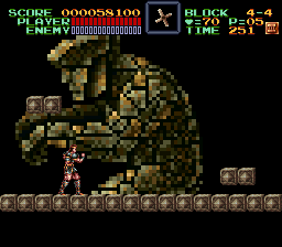 Super Castlevania 4 sur Super Nintendo - Niveau 4 : La tour de la mort Super Castlevania 4 sur Super Nintendo - Niveau 4 : La tour de la mort
