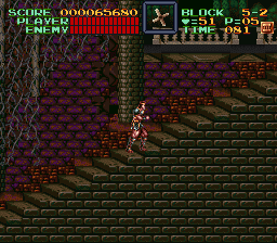 Super Castlevania 4 sur Super Nintendo - Niveau 5 : Au pied du chateau Super Castlevania 4 sur Super Nintendo - Niveau 5 : Au pied du chateau