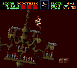 Super Castlevania 4 sur Super Nintendo - Niveau 6 : L'entrée de Castlevania Super Castlevania 4 sur Super Nintendo - Niveau 6 : L'entrée de Castlevania