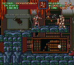 Super Castlevania 4 sur Super Nintendo - Niveau 7 : Библиотека