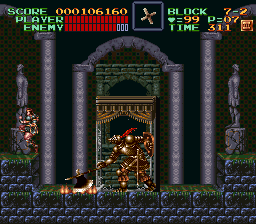 Super Castlevania 4 sur Super Nintendo - Niveau 7 : Библиотека