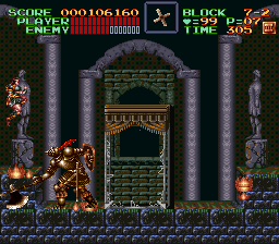 Super Castlevania 4 sur Super Nintendo - Niveau 7 : Библиотека