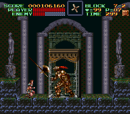 Super Castlevania 4 sur Super Nintendo - Niveau 7 : Библиотека