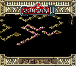 Super Castlevania 4 sur Super Nintendo - Niveau 8 : 지하 Super Castlevania 4 sur Super Nintendo - Niveau 8 : 지하