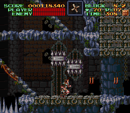Super Castlevania 4 sur Super Nintendo - Niveau 8 : Le sous sol
