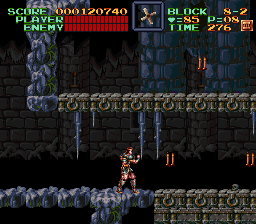 Super Castlevania 4 sur Super Nintendo - Niveau 8 : Le sous sol