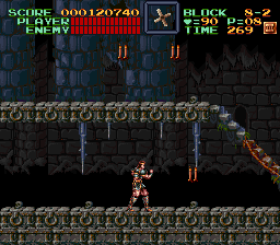 Super Castlevania 4 sur Super Nintendo - Niveau 8 : Le sous sol