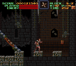 Super Castlevania 4 sur Super Nintendo - Niveau 8 : Le sous sol