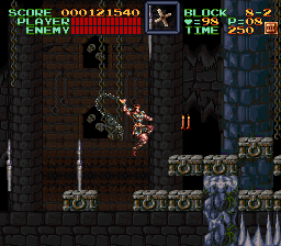 Super Castlevania 4 sur Super Nintendo - Niveau 8 : Le sous sol