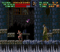 Super Castlevania 4 sur Super Nintendo - Niveau 8 : Le sous sol