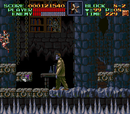 Super Castlevania 4 sur Super Nintendo - Niveau 8 : Le sous sol