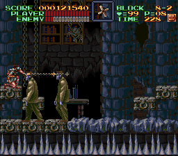 Super Castlevania 4 sur Super Nintendo - Niveau 8 : Le sous sol