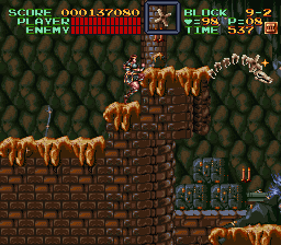 Super Castlevania 4 sur Super Nintendo - Niveau 9 : 보물고 Super Castlevania 4 sur Super Nintendo - Niveau 9 : 보물고