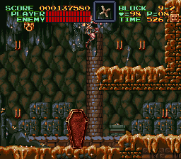 Super Castlevania 4 sur Super Nintendo - Niveau 9 : 보물고 Super Castlevania 4 sur Super Nintendo - Niveau 9 : 보물고