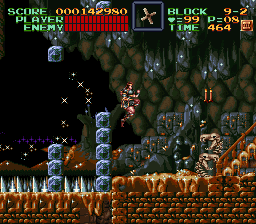Super Castlevania 4 sur Super Nintendo - Niveau 9 : 보물고 Super Castlevania 4 sur Super Nintendo - Niveau 9 : 보물고