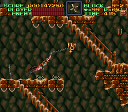 Super Castlevania 4 sur Super Nintendo - Niveau 9 : 보물고 Super Castlevania 4 sur Super Nintendo - Niveau 9 : 보물고