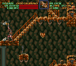 Super Castlevania 4 sur Super Nintendo - Niveau 9 : 보물고 Super Castlevania 4 sur Super Nintendo - Niveau 9 : 보물고