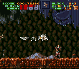 Super Castlevania 4 sur Super Nintendo - Niveau 9 : 보물고 Super Castlevania 4 sur Super Nintendo - Niveau 9 : 보물고