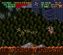Super Castlevania 4 sur Super Nintendo - Niveau 9 : 보물고 Super Castlevania 4 sur Super Nintendo - Niveau 9 : 보물고
