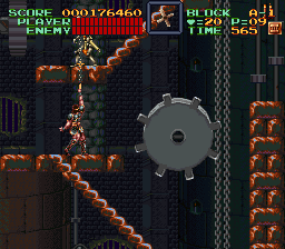 Super Castlevania 4 sur Super Nintendo - Niveau 10 : 시계탑