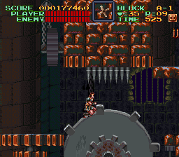 Super Castlevania 4 sur Super Nintendo - Niveau 10 : 시계탑