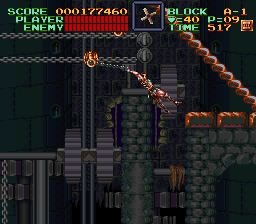 Super Castlevania 4 sur Super Nintendo - Niveau 10 : 시계탑