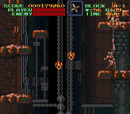 Super Castlevania 4 sur Super Nintendo - Niveau 10 : 시계탑
