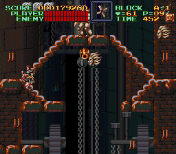 Super Castlevania 4 sur Super Nintendo - Niveau 10 : 시계탑