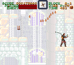 Super Castlevania 4 sur Super Nintendo - Niveau 10 : 시계탑