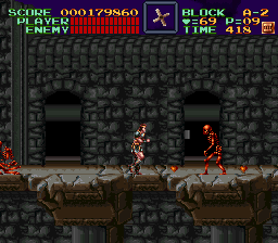 Super Castlevania 4 sur Super Nintendo - Niveau 10 : 시계탑