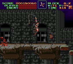 Super Castlevania 4 sur Super Nintendo - Niveau 10 : 시계탑